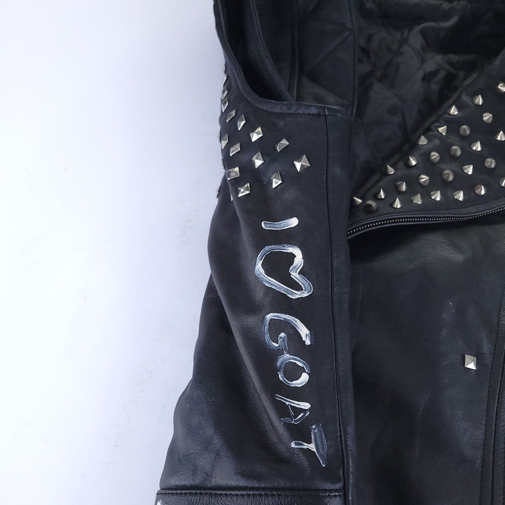 Watch Dogs 2 Legion Dedsec Wrench Studded Leather Vest Adult XS Punk No Hood - Picture 8 of 15